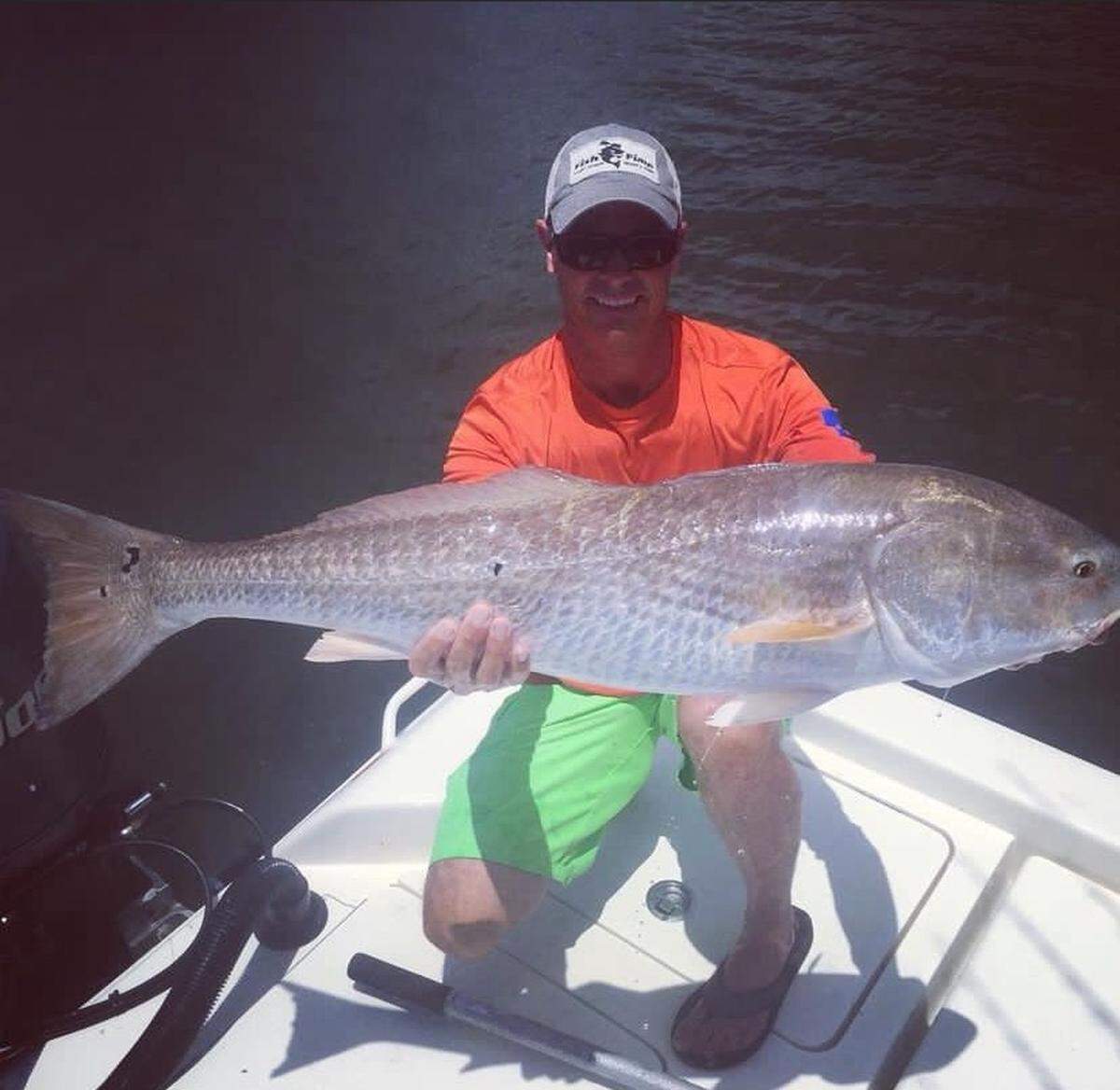 Redfish caught by TJ Stewart and team during the 2022 Fire Charity Fishing Tournament.&nbsp;