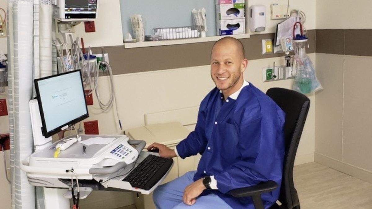 Navy Reserve Lt. Rob Guerra, a charge nurse at Lakewood Ranch Medical Center, was recently honored on Jimmy Kimmel Live as a health care hero and received a new Ford pickup truck.