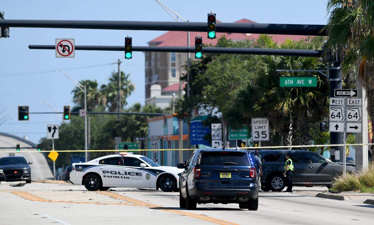 04/27/21—A crash involving several law enforcement vehicles, some Palmetto and at least one Bradenton, as well as civilian vehicles was the result of an alleged chase from Palmetto.