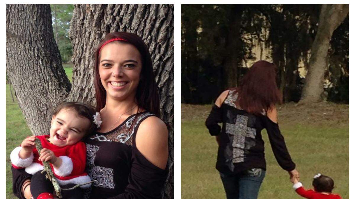 Alexandria "Ally" Marler, 20, poses with her young daughter who will have to face life without her mother after Marler was killed on May 6 by a drunk driver that authorities report was a 9-year veteran of the Pinellas County Sheriff's Office. Provided photo