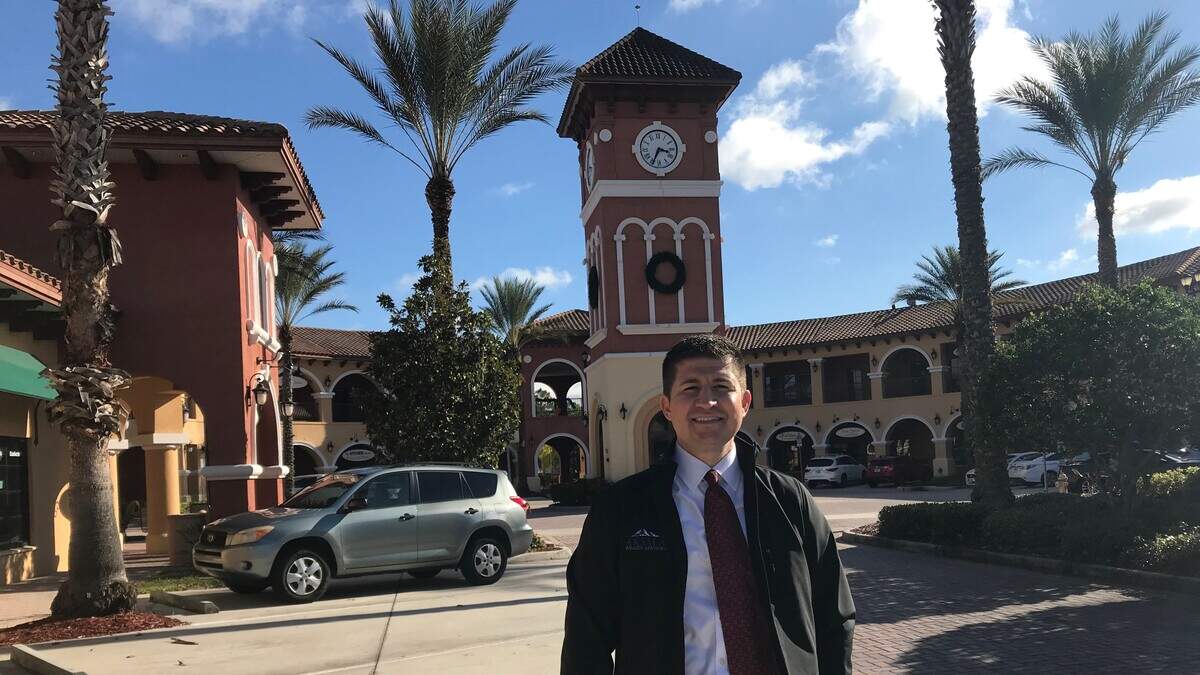 Evan Guido is the new owner of the Venetian-style clock tower at San Marco Plaza in Lakewood Ranch. He is trying to figure out what to do with the unique retail space and is welcoming ideas.