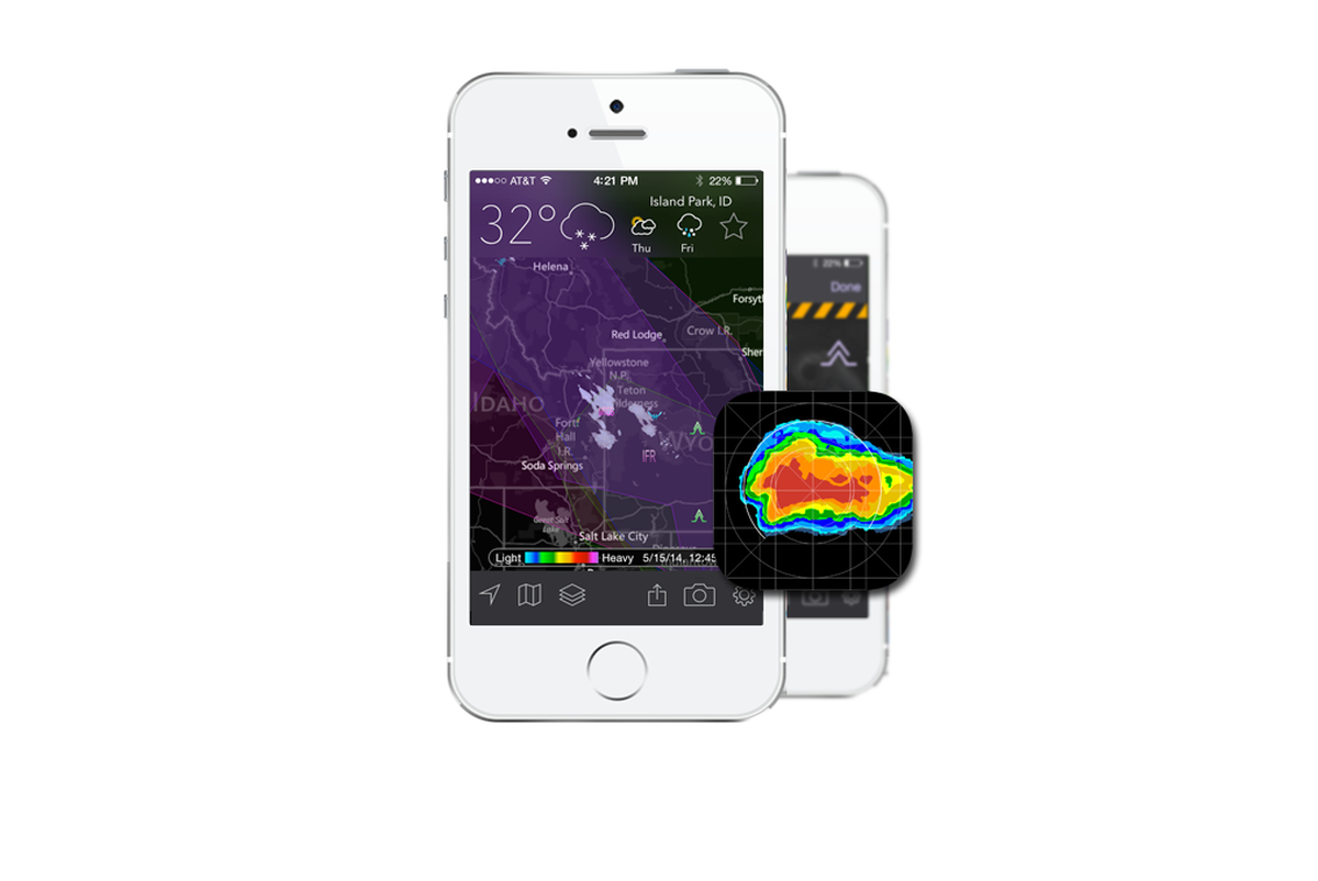 The MyRadar weather app provides high-definition radar, NOAA weather alerts and a hurricane tacker.