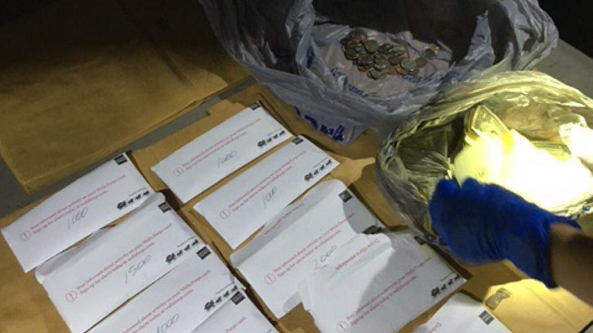 Currency seized by the Sarasota County Sheriff's Office. 
 PHOTO PROVIDED
