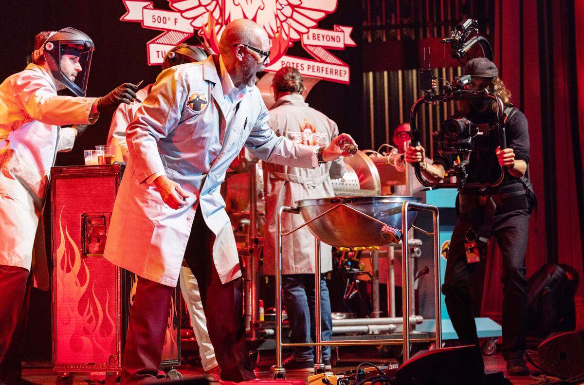 Food celebrity Alton Brown will bring his science and comedy infused show, “Alton Brown Live: Last Bite” to Van Wezel Performing Arts Hall in Sarasota on Sunday, Feb. 16, 2025.