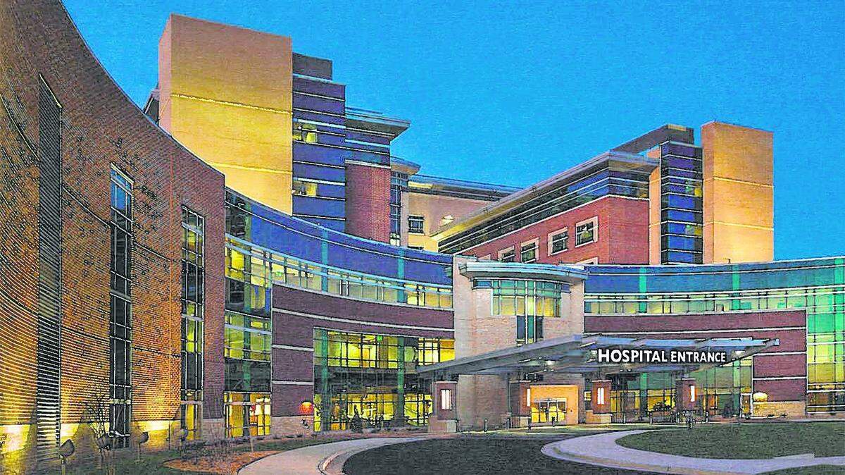 An unofficial rendering shows what the six-story hospital planned for the Parrish could look like. The medical facility will house up to 150 beds just north of Moccasin Wallow and west of U.S. 301.