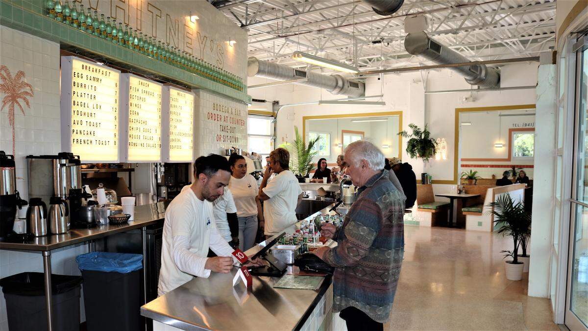 Whitney’s opened Sunday at 6990 Gulf of Mexico Drive, Longboat Key. The restaurant is located in a former Chevron station.