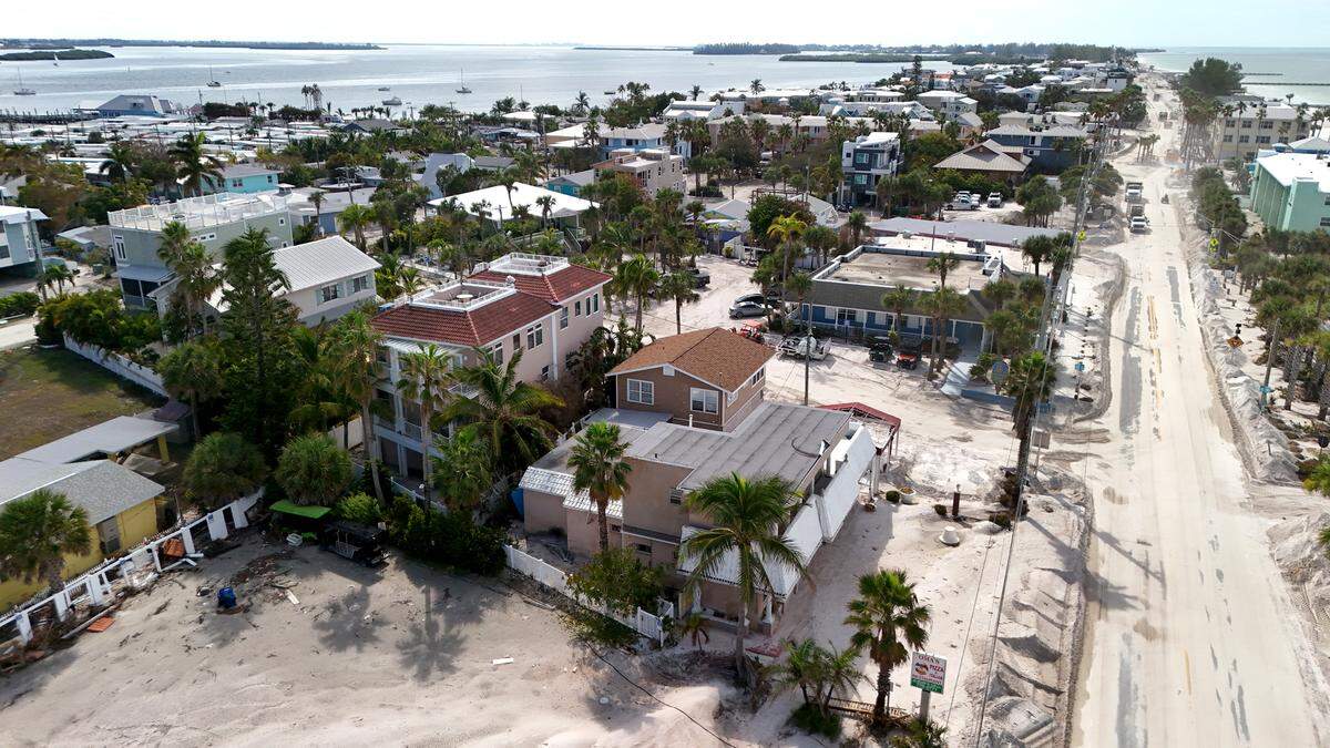 Bradenton Beach after Hurricane Helene on Oct. 2, 2024.
