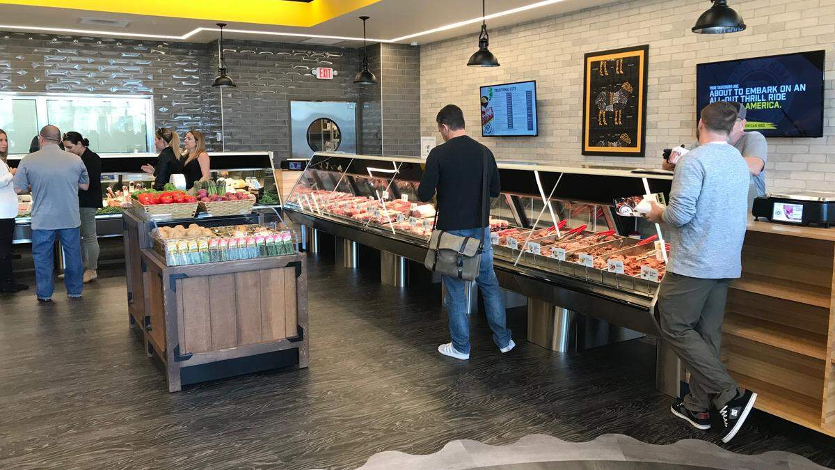 Butcher’s Mark, 8519 Cooper Creek Blvd., University Park, offers prime cuts of meat and 20 varieties of marinade. The new store opened Wednesday.
