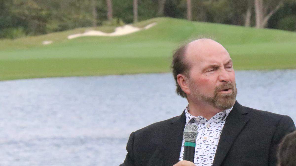 2/11/2021--Bruce Cassidy, owner of The Concession Golf Club, said he would like to host another PGA tourney in a few years.