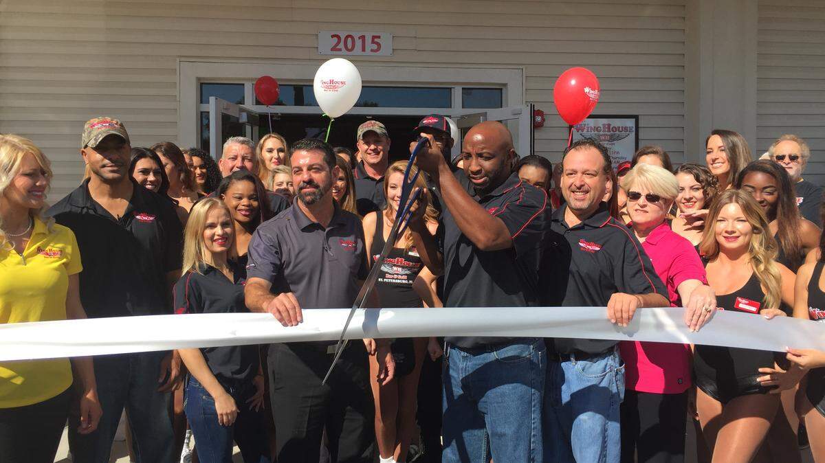 A ribbon cutting was held for Winghouse, 2015 60th Ave. E., Ellenton. The restaurant offers chicken wings and award winning hot sauce, delicious oversized American classic entrees, a full-service bar, and also features state-of-the-art TV packages for all the big games and fights. For more information, call 941-479-5182 or winghouse.com. 
 Do you have a ribbon cutting you'd like to submit? Send them to Angie Monroe at amonroe@bradenton.com. 
 Photo courtesy of Manatee Chamber of Commerce.