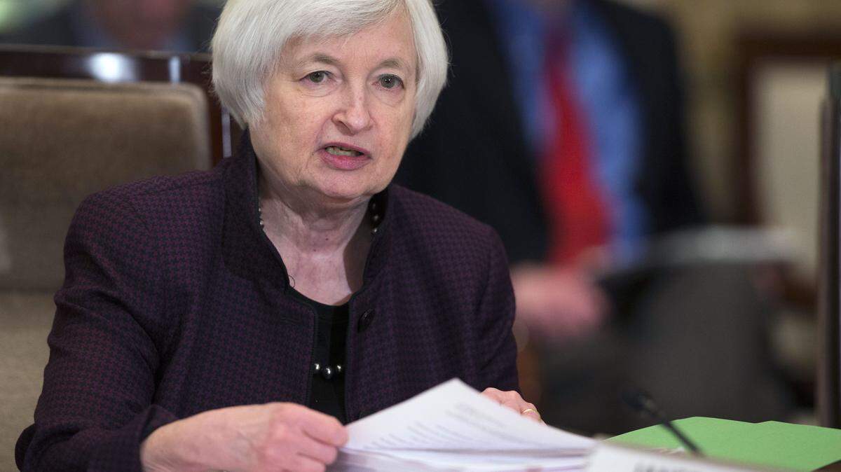 Federal Reserve Chairwoman Janet Yellen speaks last week during a Federal Reserve board meeting in Washington. On Wednesday, Yellen appearing before the House Financial Services Committee in Washington implied Fed policymakers are still considering raising interest rates in December. ASSOCIATED PRESS FILE