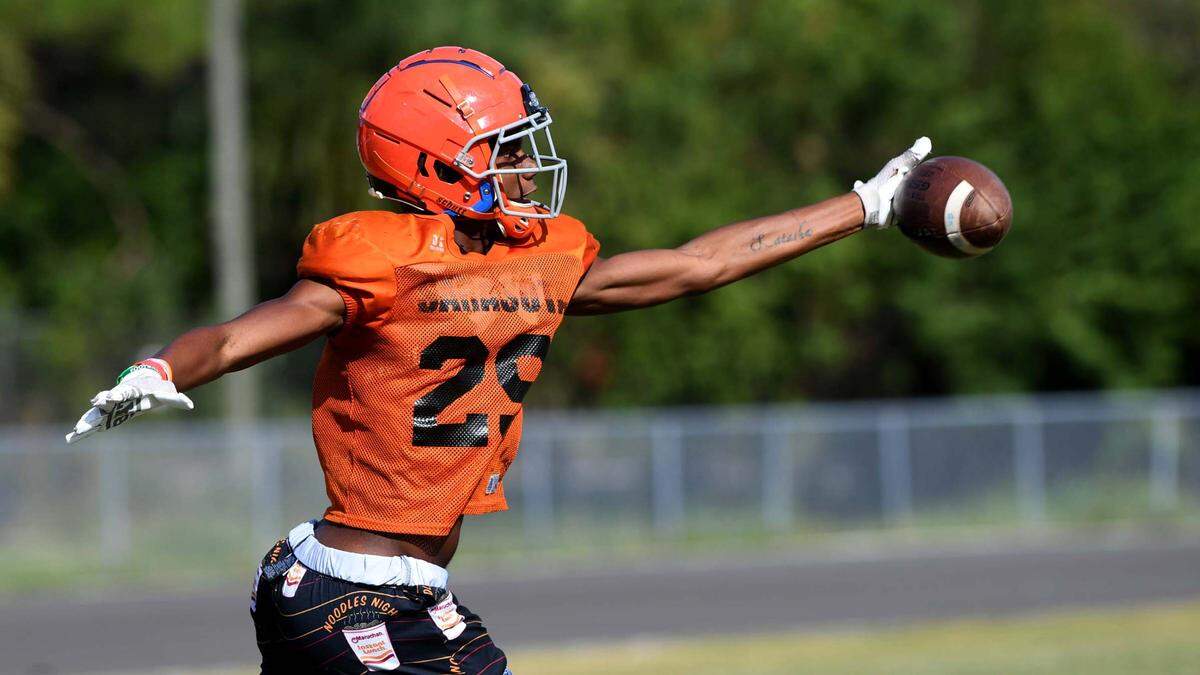 Southeast High School football practice, October 24, 2022.