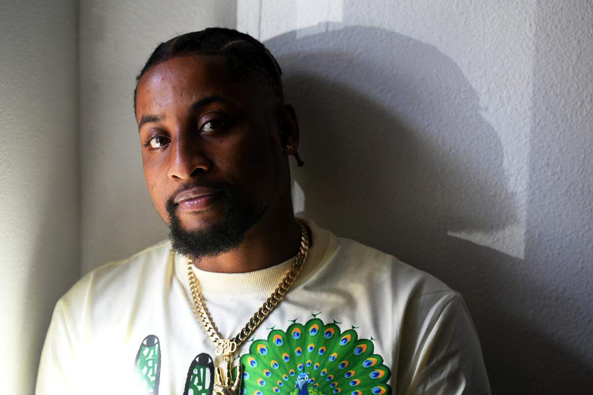 Brent Yancy, designer, stylist and founder of 3rd and WE + RE CREATE STUDIOS in his studio in Bradenton.