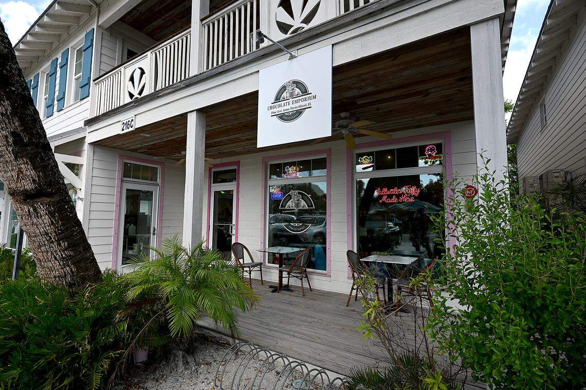 The Chocolate Emporium at 216C Pine Avenue, Anna Maria, on August 6, 2025.