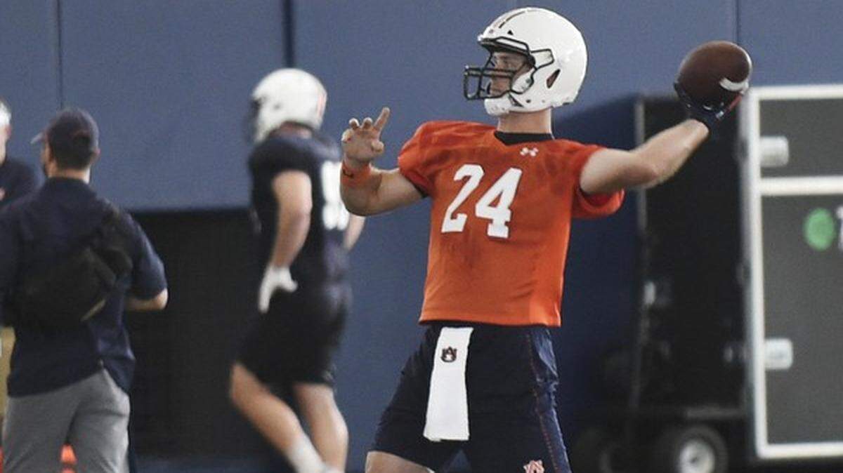 Cord Sandberg is attempting to resurrect his football career at Auburn.