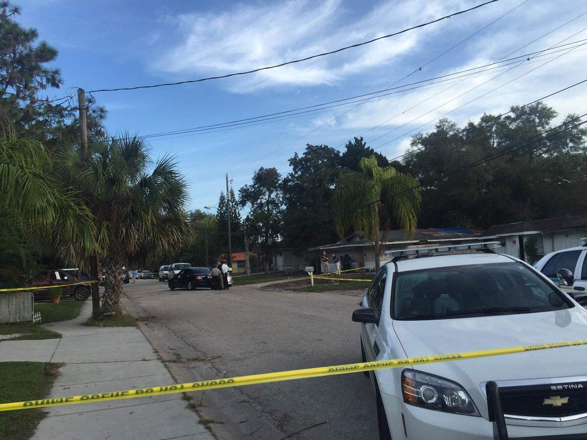 Manatee County Sheriff’s Office detectives are investigating a double homicide in Bradenton early New Year’s Day morning. A man and a woman were found shot to death in a residence in the 5700 block of 11th Street East. MEGHIN DELANEY / Bradenton Herald