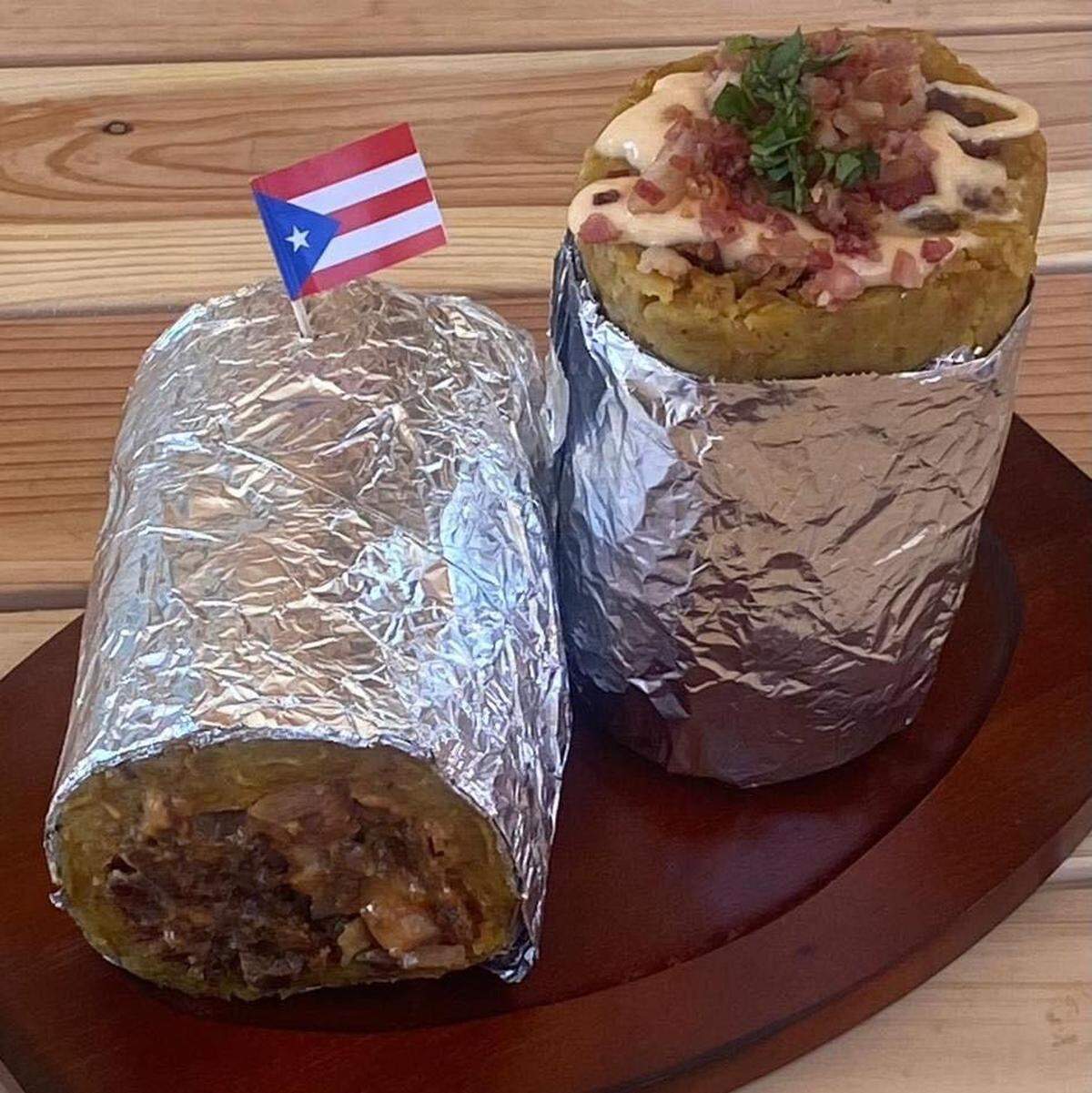 The burrifongo is a kind of burrito with mofango (plantains) filled with chicken, steak, pork or a combination of all three. It’s a specialty of Suavezonnn food truck, 3824 U.S. 41 N., Palmetto.