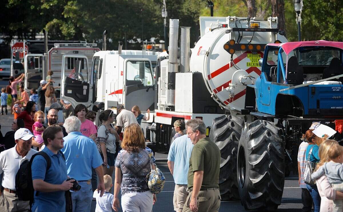 The annual Touch a Truck event will be held Saturday at the Manatee County Public Library at 1301 Barcarrota Blvd. in downtown Bradenton.