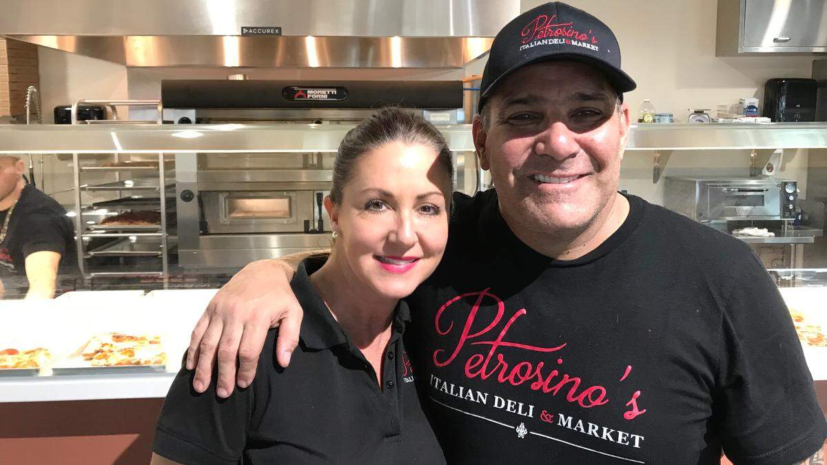 Petrosino’s Italian Deli & Market opened recently at 5913 53rd Ave. E., near Manatee Technical College. Shown above are owners Brenda Edens and Kirk Henry.