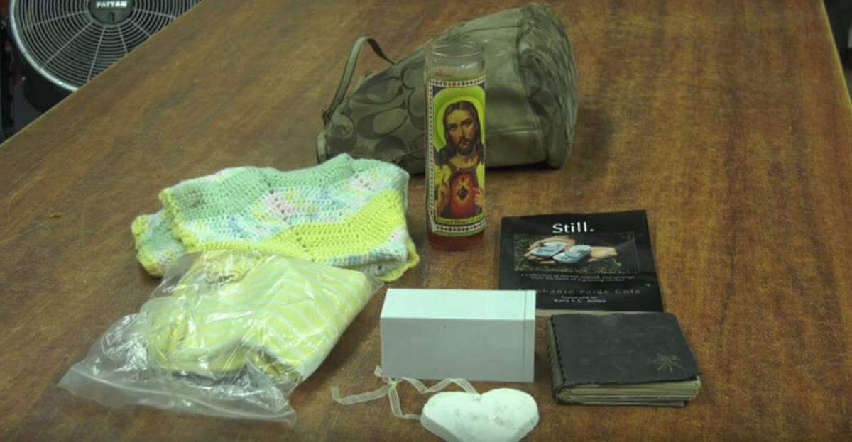 After a citizen reported finding a purse inside a vehicle purchased from Texas, deputies knew they had to find the rightful owner. Items found inside the purse included cremated remains of a child and a candle. The sheriff’s office worked to find the mother of the child and will be returning the items to her.