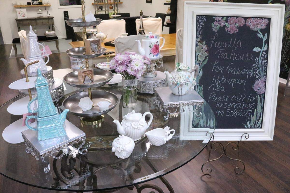 Fiorella Vega has opened Fiorella Tea & Flower House at 7628 Lockwood Ridge Road. The new business offers loose-leaf teas, tea accessories and gift baskets.