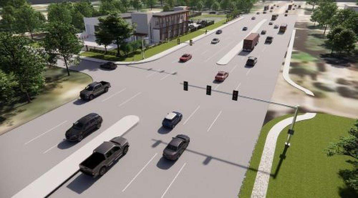 Rendering of proposed Bradenton fire station at 2229 Manatee Avenue East