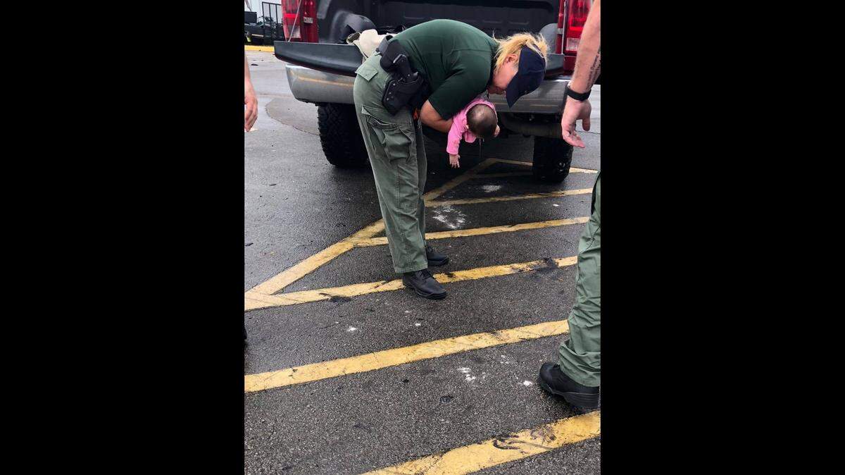 Manatee County Sheriff’s Office deputy Patti Smith helped save a choking baby while assisting with hurricane relief efforts in Bay County. The child will be OK, deputies said.