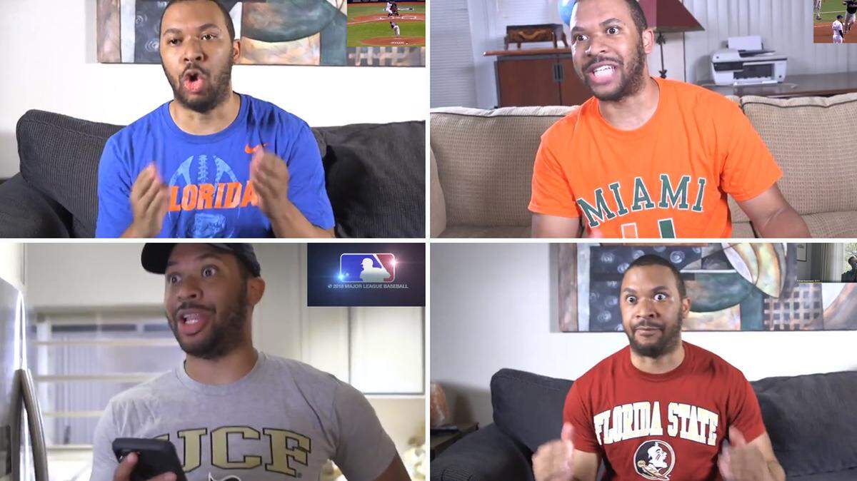 Cameron “Scooter” Magruder, a YouTube personality, released a video on college football fans in Week 2. He acts like a fan of each school represented, which includes UM, FSU, UF and UCF among others.