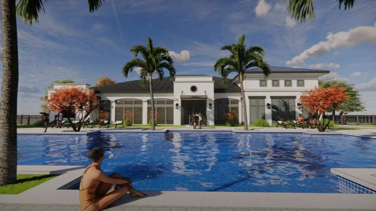 Manatee County officials voted to deny the Townhomes at Westbridge project, which would have provided 220 units in the Elwood Park area just north of 44th Avenue East near the Braden River. A provided artist rendering shows the design of the proposed complex.