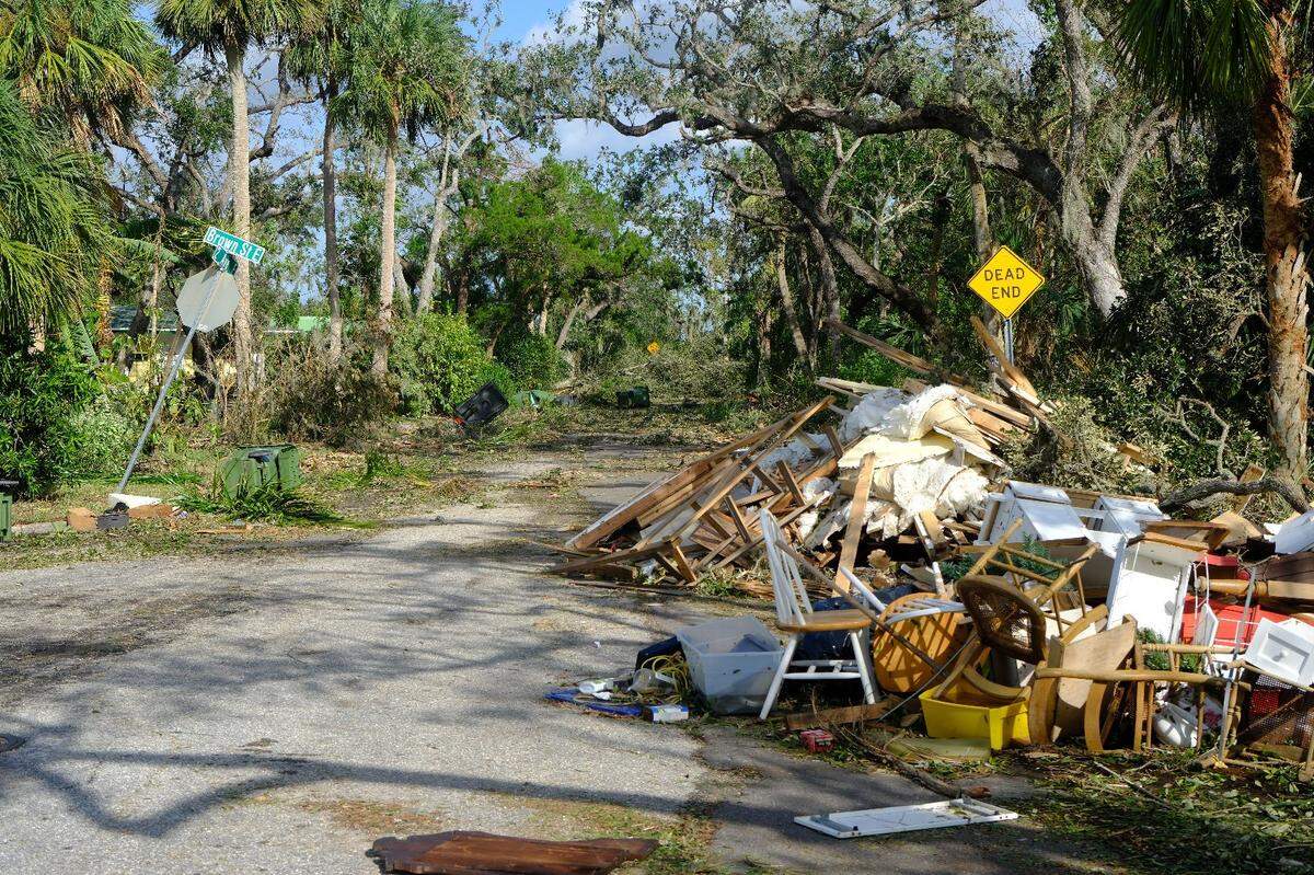 In East Bradenton, a neighborhood already hit hard by Hurricane Helene in September, dealt with the aftermath of the second powerful hurricane in as many weeks after Hurricane Milton ripped through Manatee County.