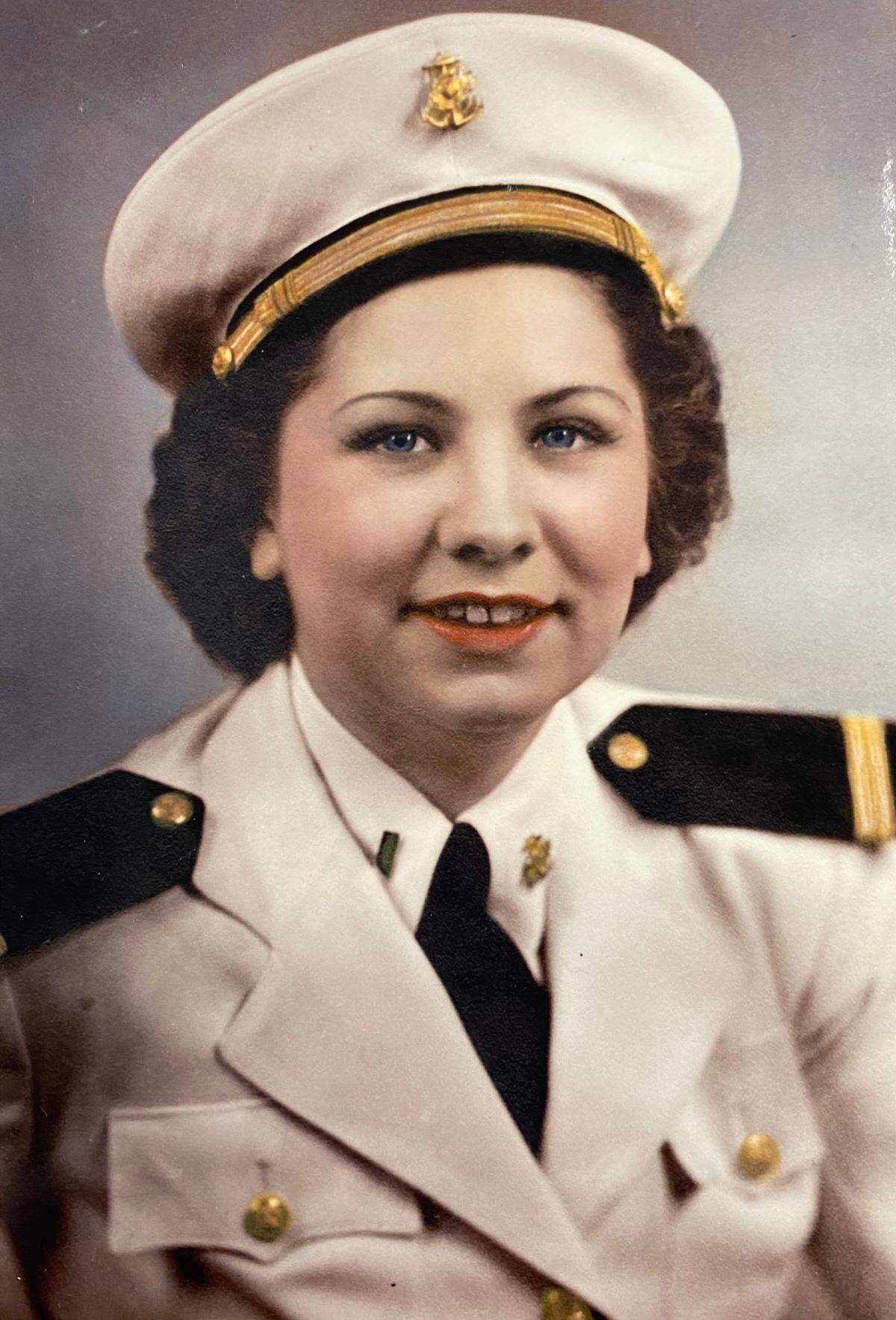 Marian Boyer served as a Navy nurse during World War II.