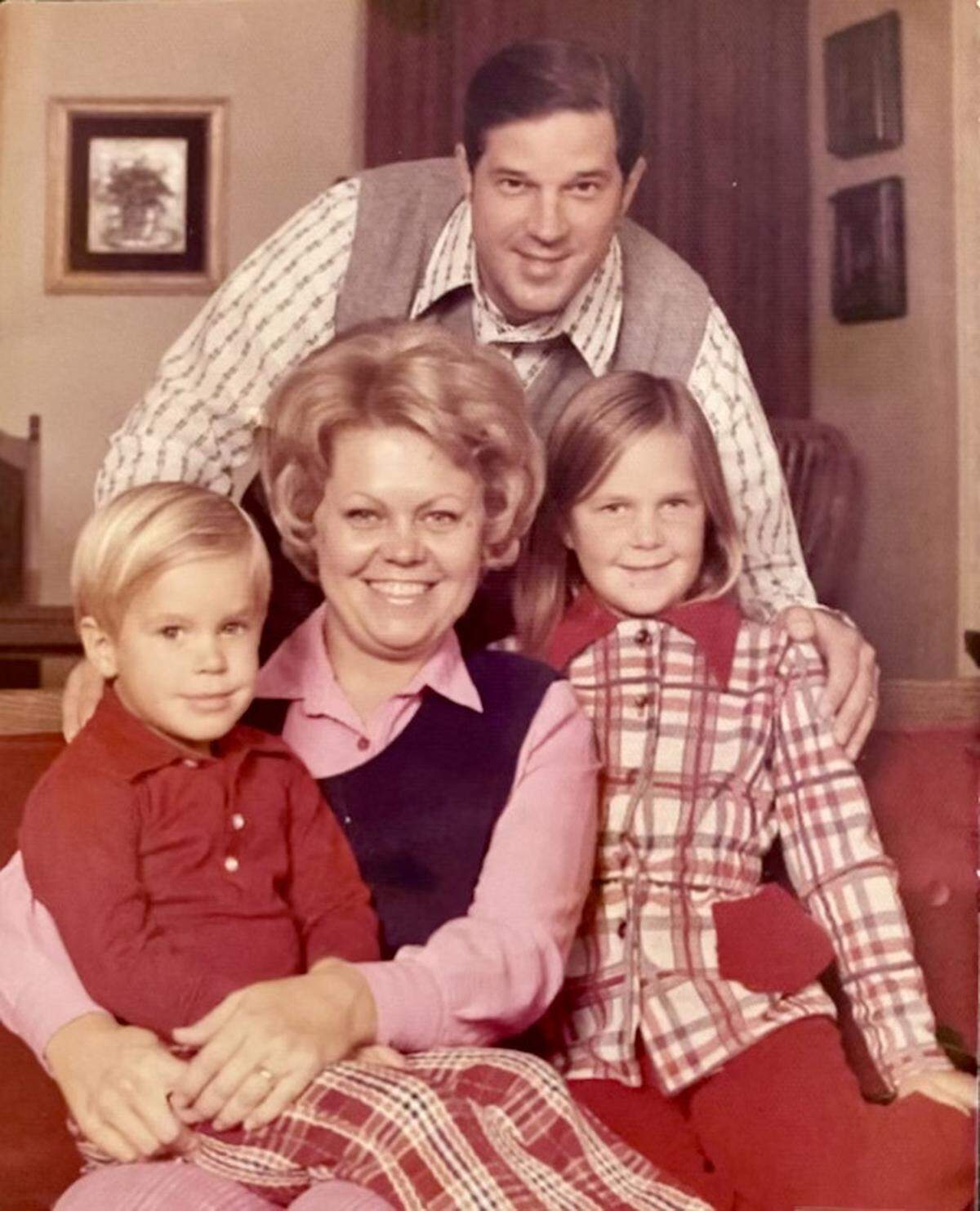 Jerry Koontz is shown in 1975 with his wife, Pam, and children Kathe and Gerry. He was serving in the U.S. Air Force at the time.