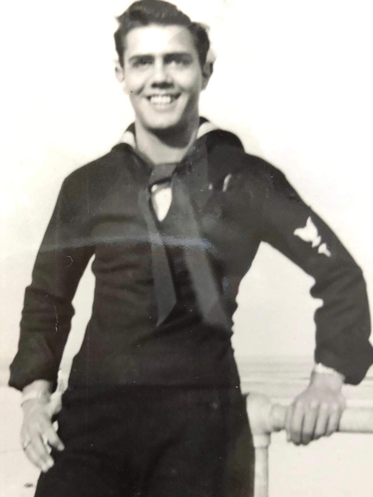 Nick Fazzina, shown during the Korean War when he served in the U.S. Navy, died in Bradenton on Aug. 1, 20202, from COVID-19.