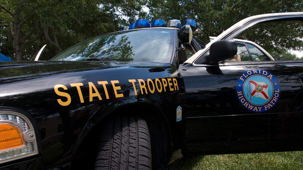 The Florida Highway Patrol says a pedestrian died after she fell in the middle of a Bradenton road early Friday and was fatally hit by the driver of a 2015 Hyundai Sonata.