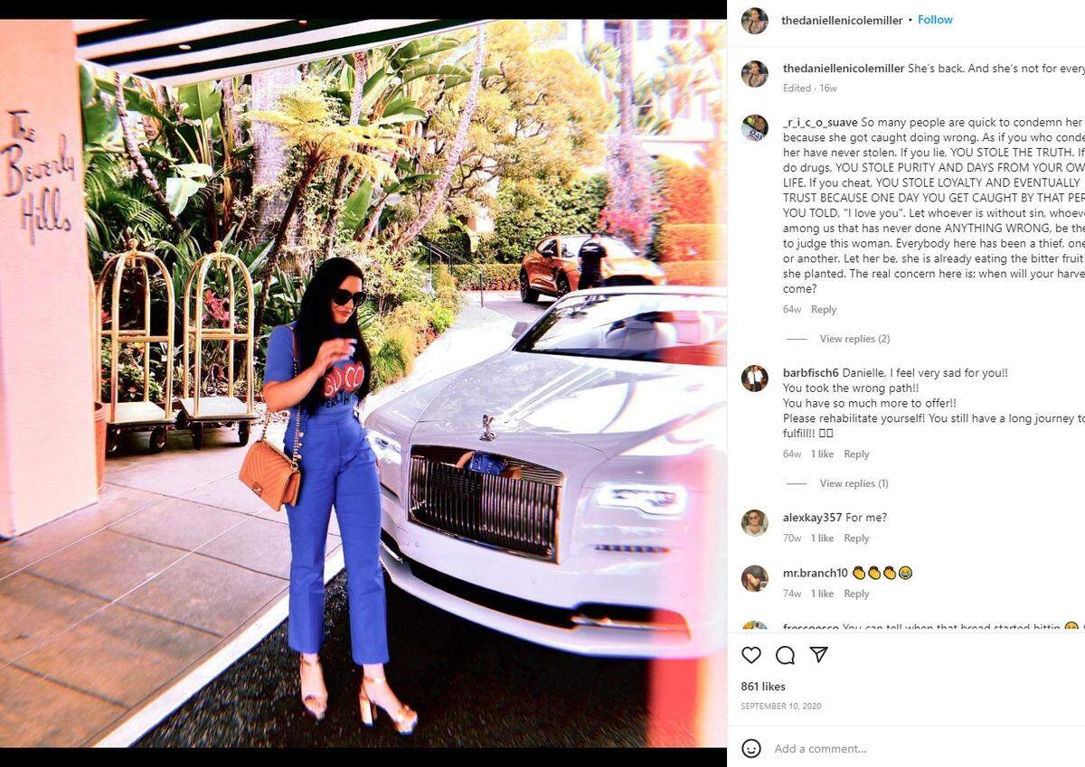 Social media influencer Danielle Miller has pled guilty to a felony fraud charge stemming from an arrest in Sarasota in 2020.