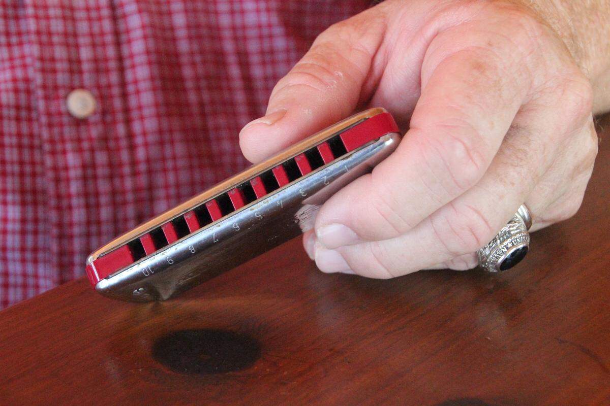 Erwin Wunderlich  will share his knowledge of playing the harmonica  with children at a pair of workshops on July 14 at Manatee Village Historical Park.