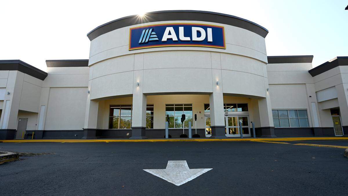 The new Aldi at 5805 Manatee Avenue West is set to have their ribbon-cutting ceremony on Dec. 18, shown on Dec. 15, 2025.
