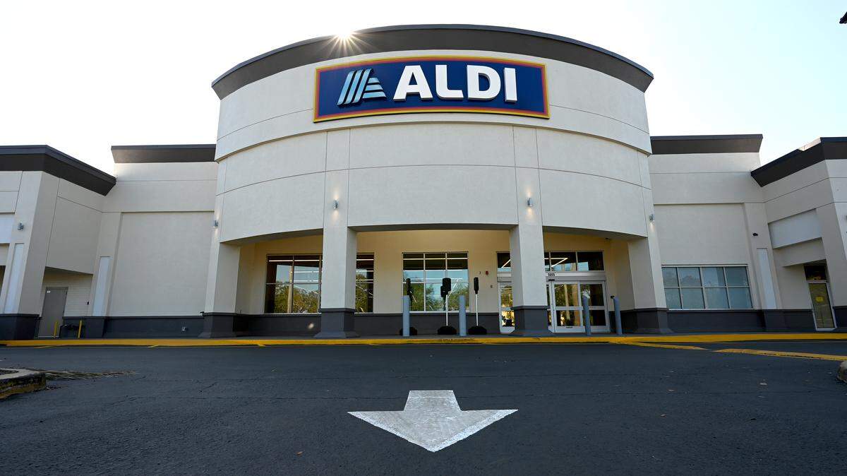 The new Aldi at 5805 Manatee Avenue West is set to have their ribbon-cutting ceremony on Dec. 18, shown on Dec. 15, 2025.