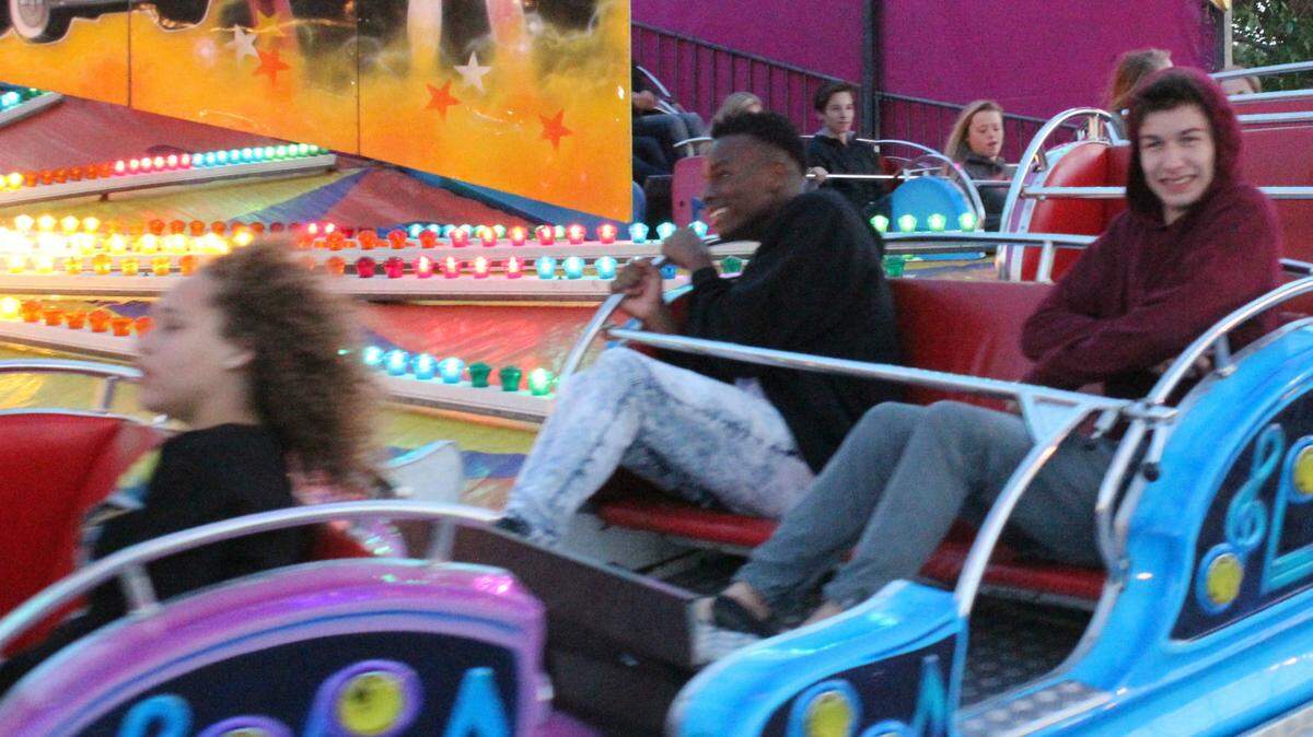 Thrilled and chilled, all at once on the Rock & Roll ride at Manatee County Fair on Sunday night. Hot drinks were in demand among a nice-size crowd on the cold evening. The fair runs through Jan. 24.
