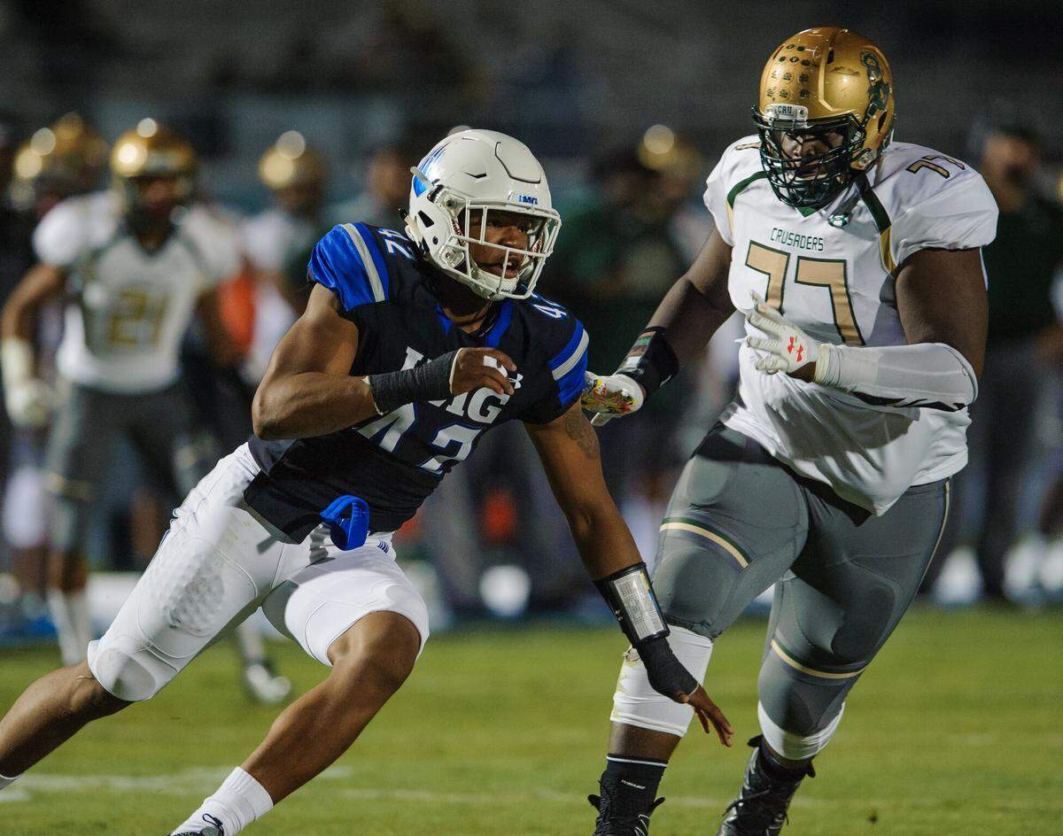 Georgia commit Nolan Smith II anchors the IMG Academy’s defense in 2018 after starring for the Ascenders last season.