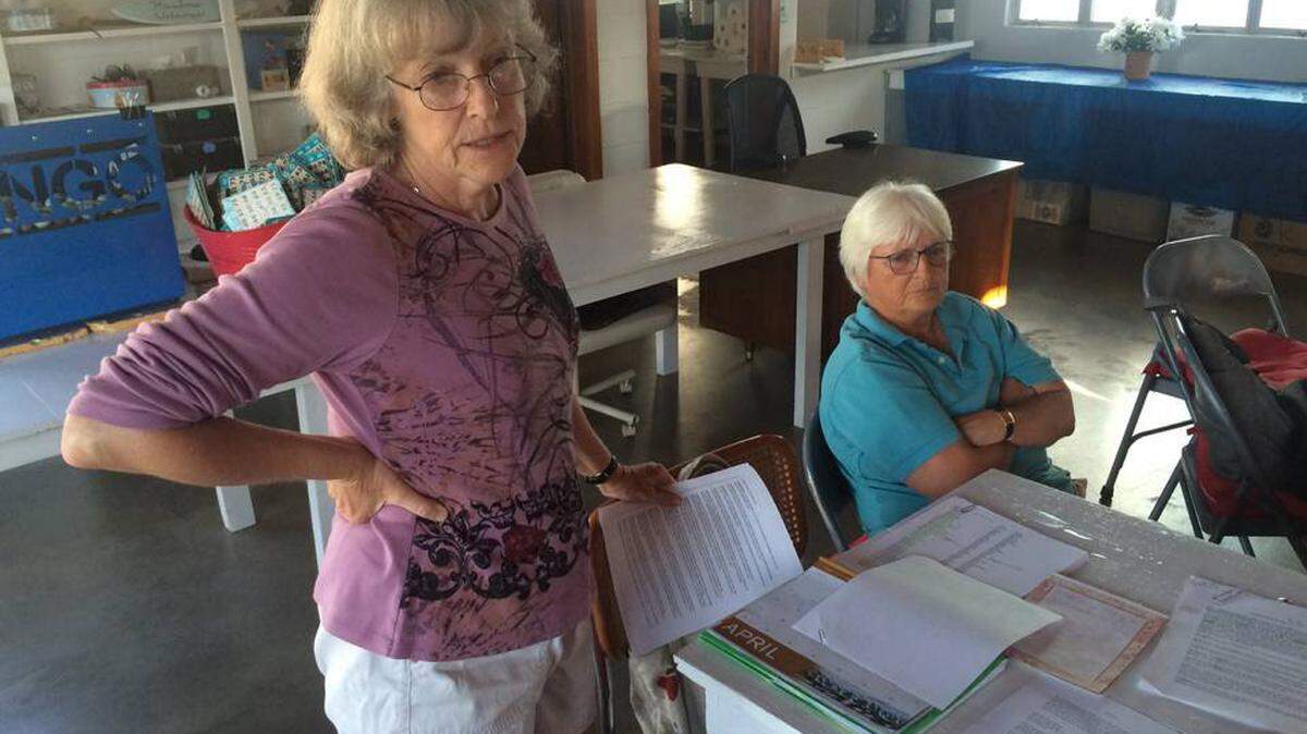 Priscilla Von Ahnen, 66, listens at a meeting for residents who want to bring a moratorium onto the ballot on Election Day in this Herald file photo.AMARIS CASTILLO/Bradenton Herald