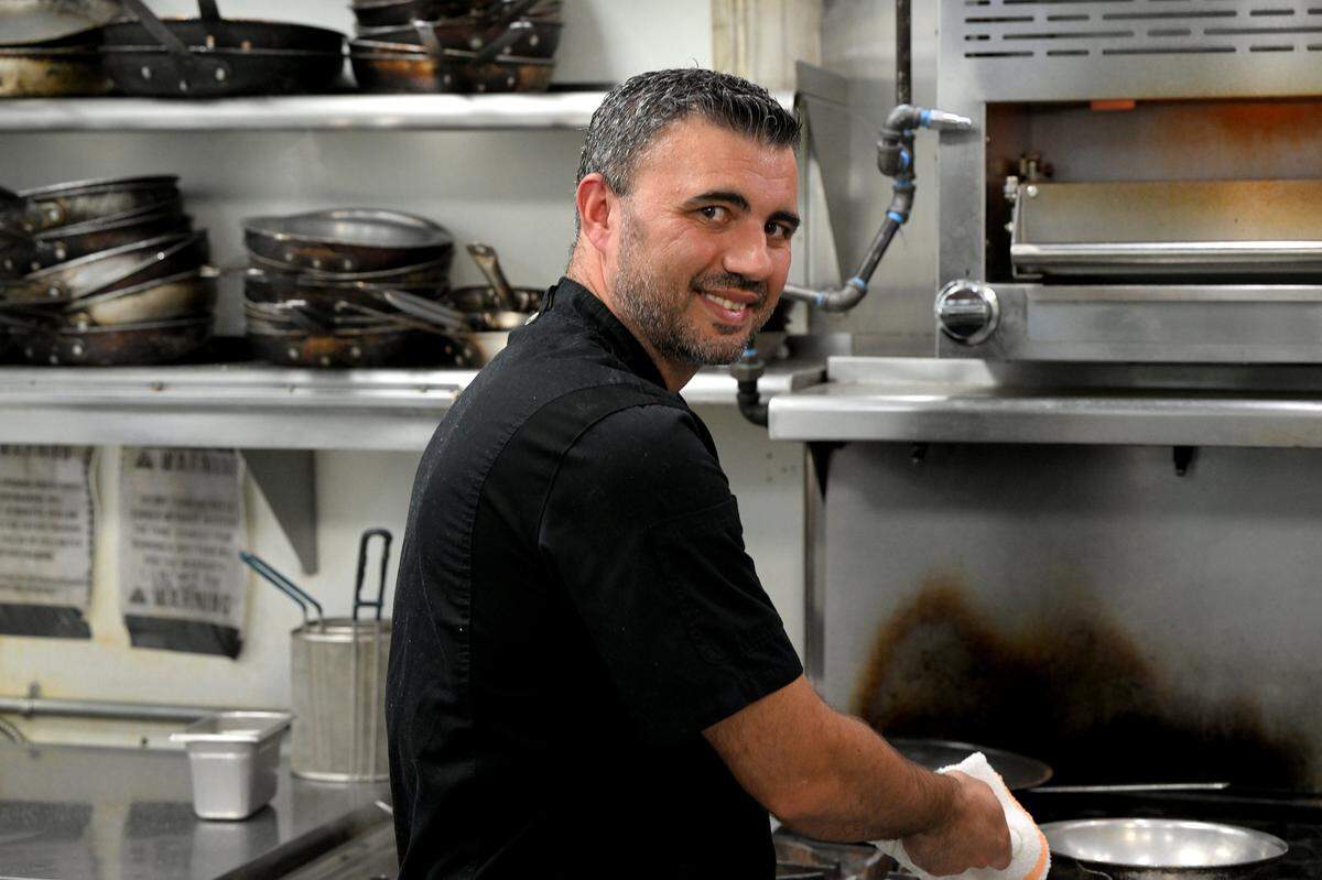 Chef Armand Dosti at Sofra Kitchen Bar & Bistro in downtown Bradenton.