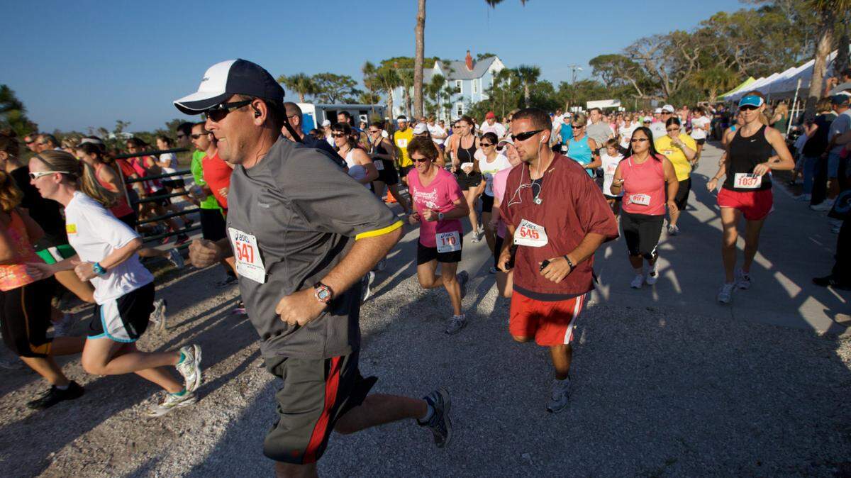 The annual Robinson Preserve Twilight 5k Run follows a path through the 487-acre wildlife and nature preserve in northwest Bradenton. 
 HERALD FILE PHOTO