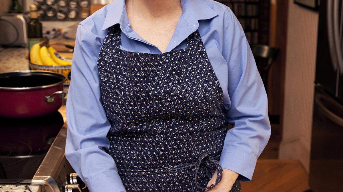 Chef and cookbook author Sara Moulton, shown here in her New York home kitchen. The Washington Post
