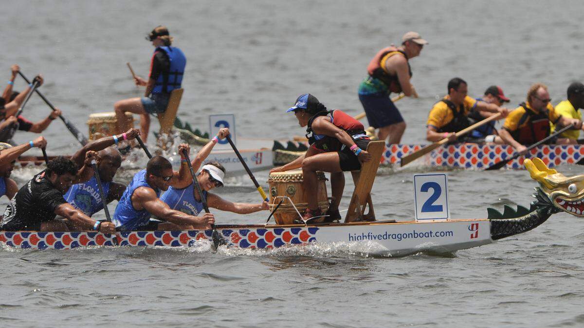 The Pan American Dragon Boat Association will host the third annual Bradenton Dragon Boat Festival 9 a.m.-3 p.m. April 9 on the Manatee River. 
 HERALD FILE PHOTO