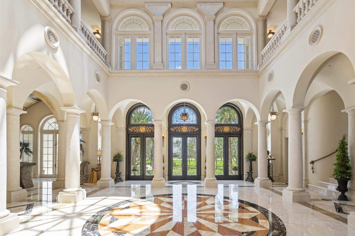 The inside of a record-setting $30.3 million mansion on Longboat Key. It sold in July 2025.