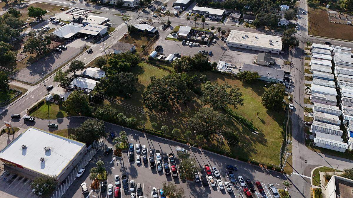 The Palmetto City Commission approved plans for Manatee County Habitat for Humanity’s 20-unit affordable housing project along 11th Street West, shown on Nov. 25, 2025.