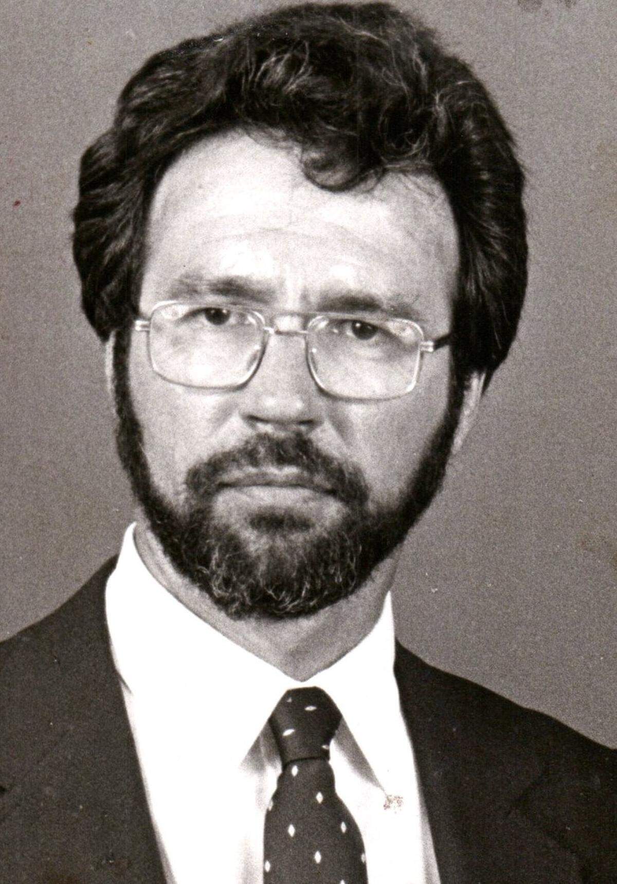 David Klement is shown during his early days at the Bradenton Herald. He was editorial page editor from 1977 to 2007.
