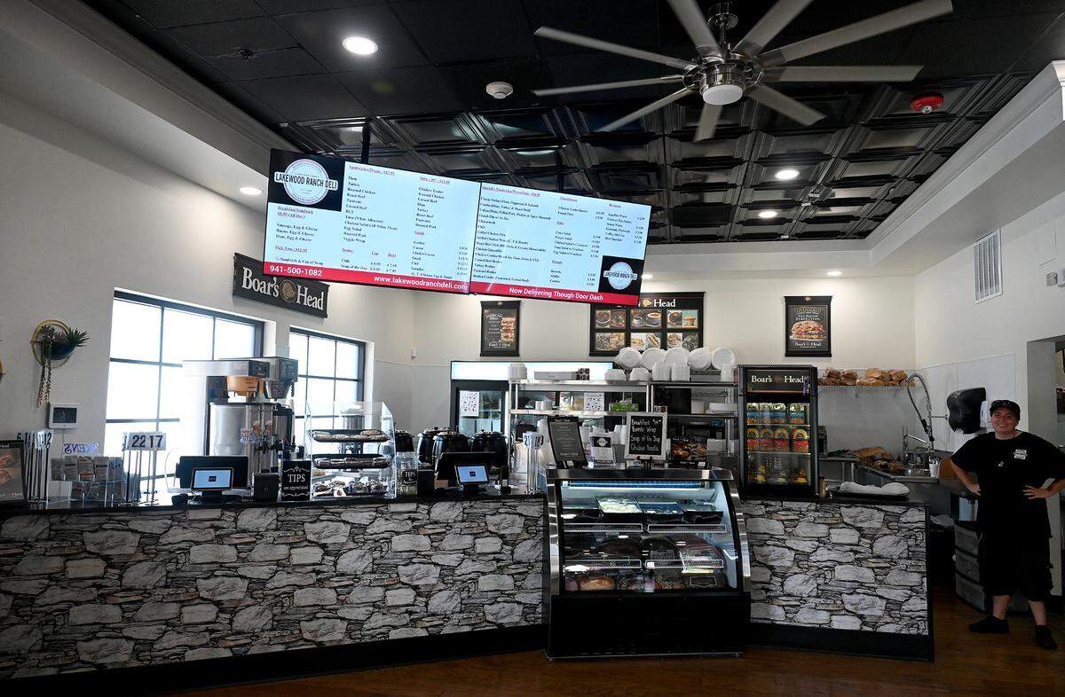 The front counter at the Lakewood Ranch Deli.