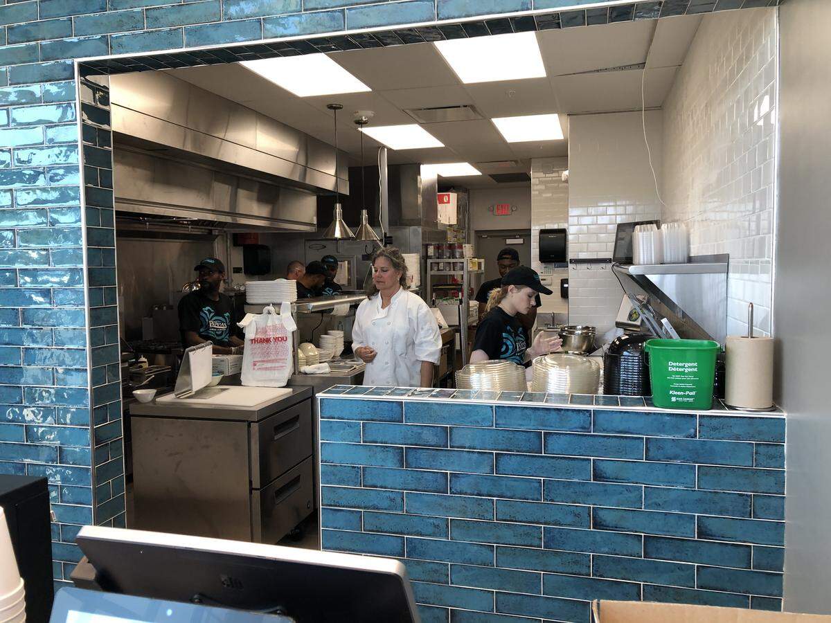 The newest Louis Pappas Fresh Greek restaurant opens Thursday in University Park at 8512 Cooper Creek Blvd. The restaurant will be open seven days a week.